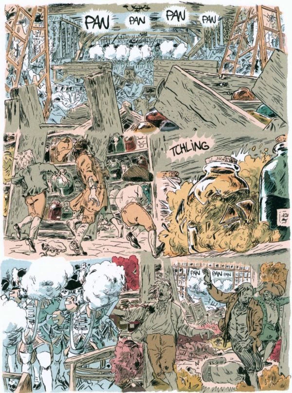 Soldados disparando a ciudadanos Soldados disparando a ciudadanos