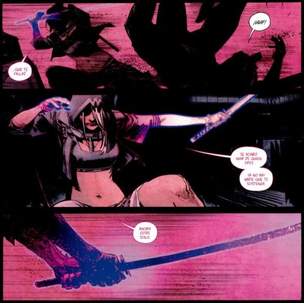 Tokyo Ghost Lucha con katanas