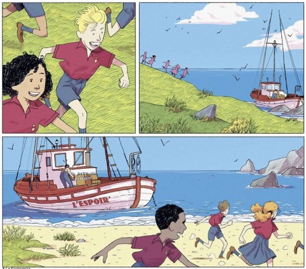 Un enemigo del pueblo Niños jugando en la playa