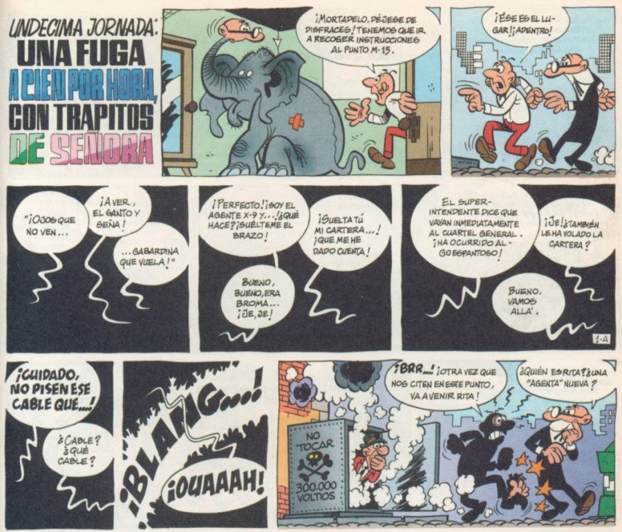 Una fuga a cien por hora