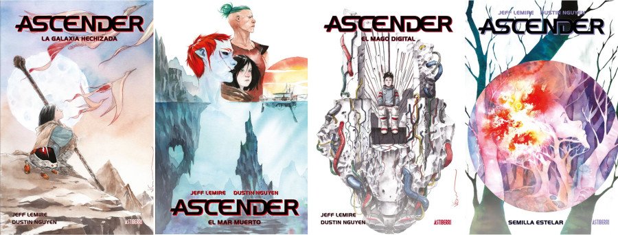 Jeff Lemire. Ascender Portadas