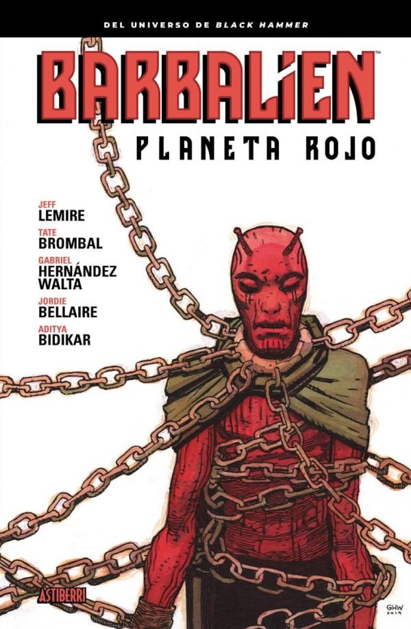 Jeff Lemire. Barbalien. Planeta rojo Portada