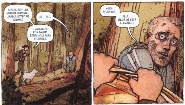 El bosque de los suicidas Llega la ayuda