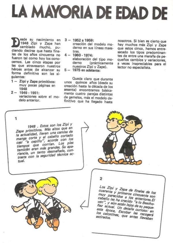 Evolución #01. Del Super Humor (Lo mejor de Zipi y Zape)