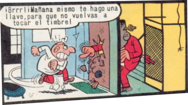 Frakenstein tocando al timbre Frakenstein tocando al timbre