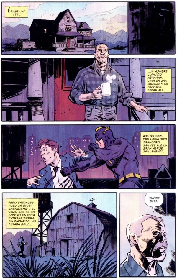 Jeff Lemire Black Hammer Liga de la Justicia Viñeta#1