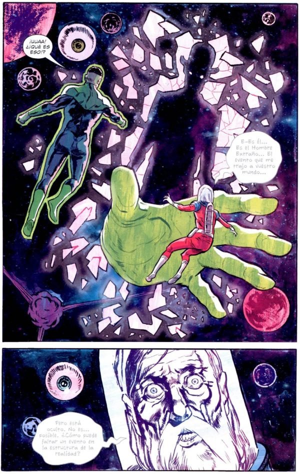 Jeff Lemire Black Hammer Liga de la Justicia Viñeta#3