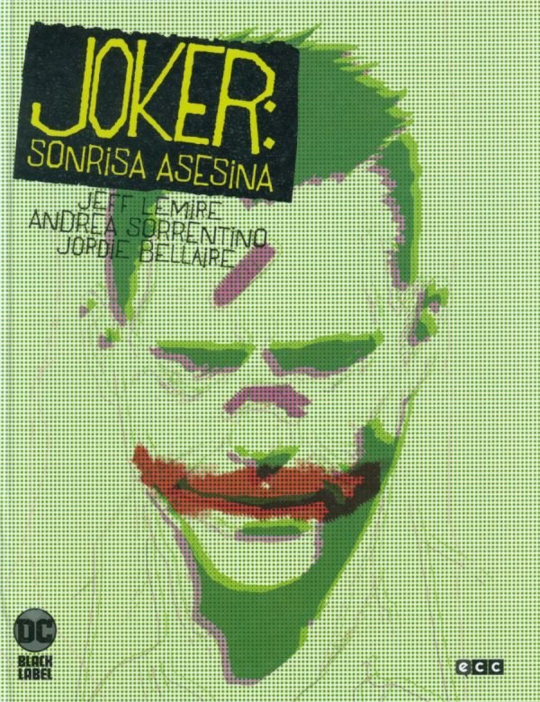 Jeff Lemire. Joker Sonrisa Asesina Portada