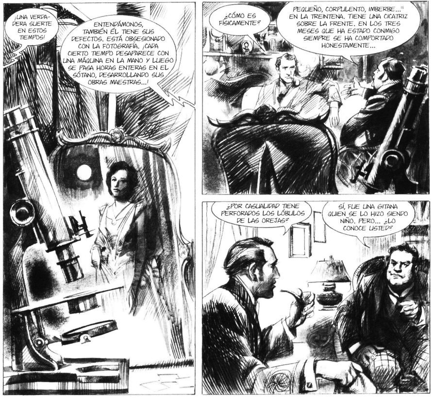 Las aventuras de Sherlock Holmes Microscopio