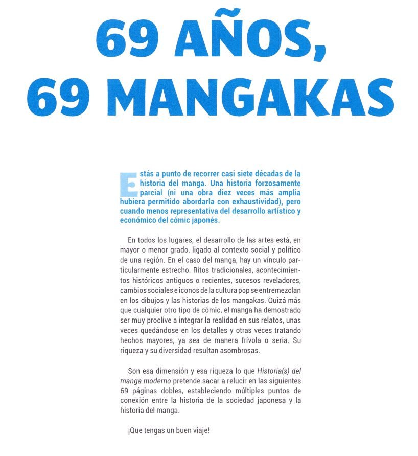 Los orígenes del manga 69 años 69 mangakas Historia(s) del manga moderno. 69 años 69 mangakas