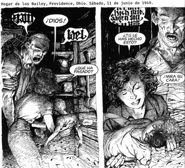 Monstruos de Barry Windsor Escena de maltrato infantil
