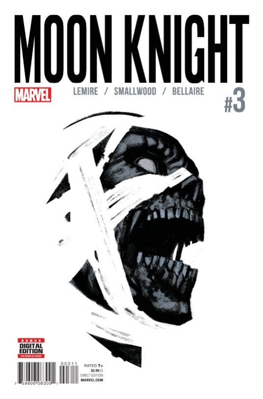 Jeff Lemire. Moon Knight Portada