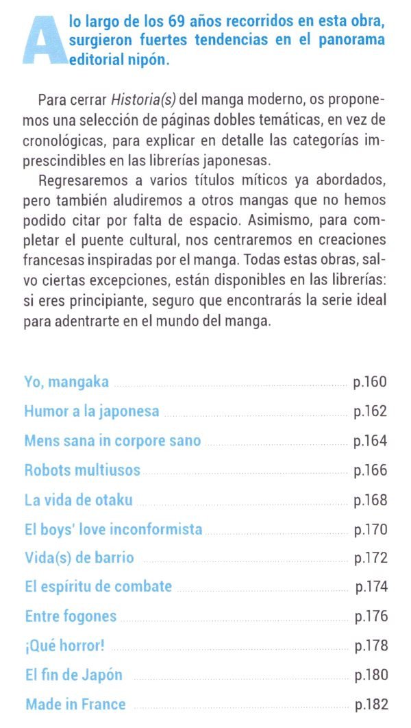 Páginas temáticas Historia(s) del manga moderno. Páginas temáticas