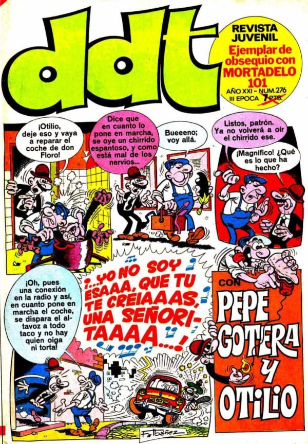 Pepe Gotera y Otilio DDT 3ª Época Numero 276 Pepe Gotera y Otilio DDT 3ª Época Numero 276