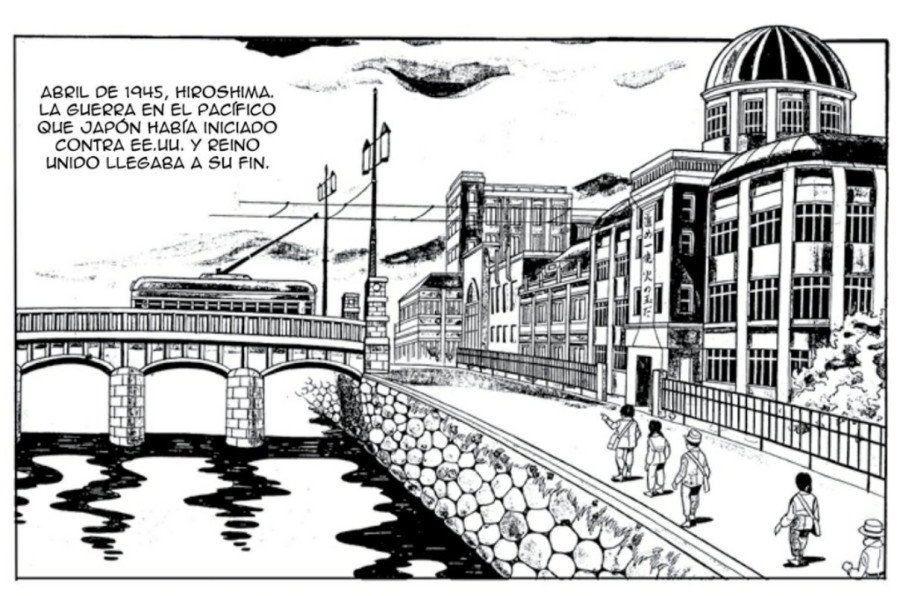 Pies descalzos. Una historia de Hiroshima Abril de 1945