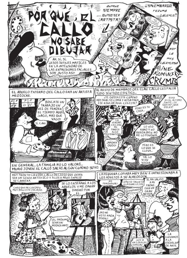 Querido Callo Callo no sabe dibujar