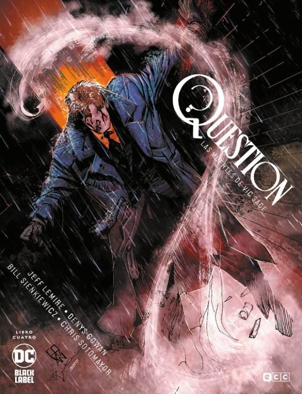 Jeff Lemire. Question Las muertes de Vic Sage Portada