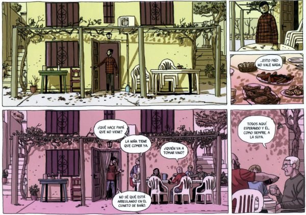 Reunión en familia en la casa