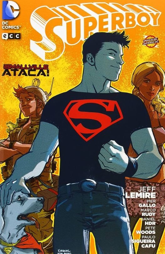 Jeff Lemire. Superboy Smallville ataca Portada