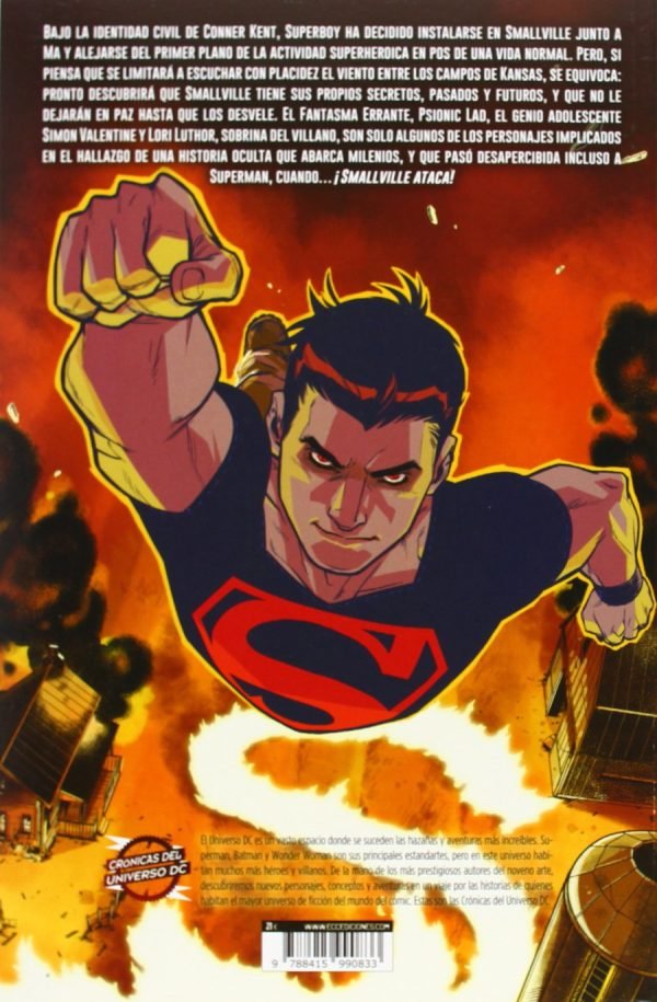 Superboy Smallville ataca viñeta