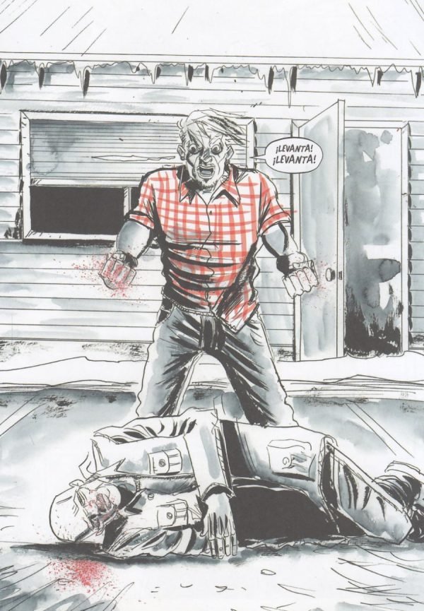 Un tipo duro Escena violenta