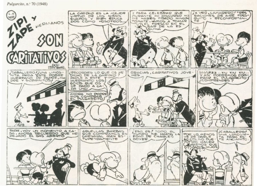 Zipi y Zape Clásicos del Humor Tomo 4 Pulgarcito nº 70 de 1948