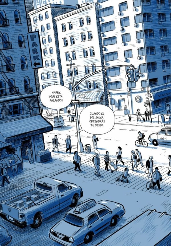 El escultor Calle muy transitada