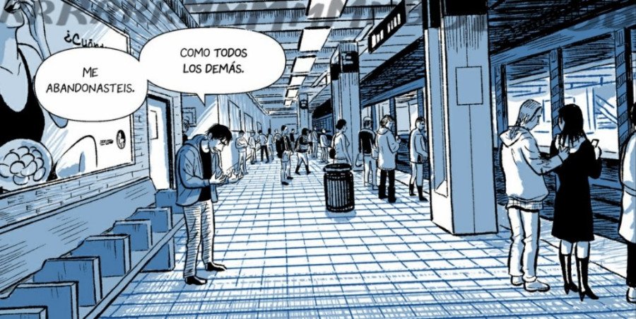 En una estación de metro