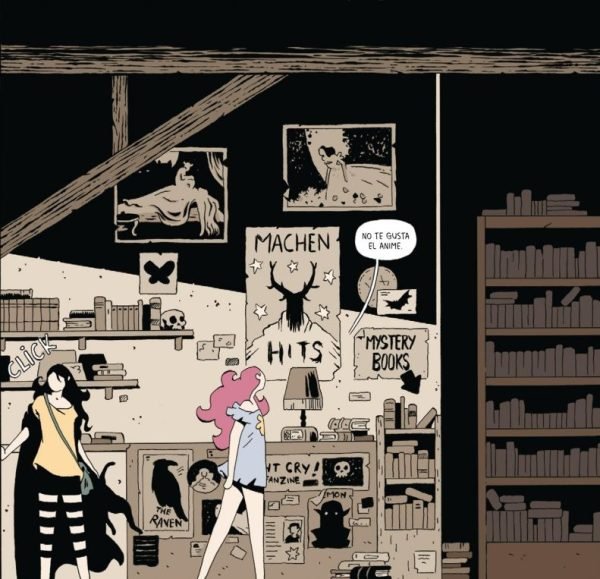 Grito Nocturno Teresa y Laura en la librería Grito Nocturno Teresa y Laura en la librería