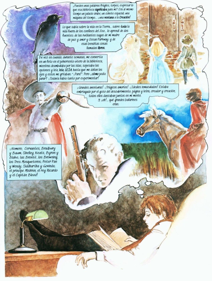 Moonshadow La biblioteca