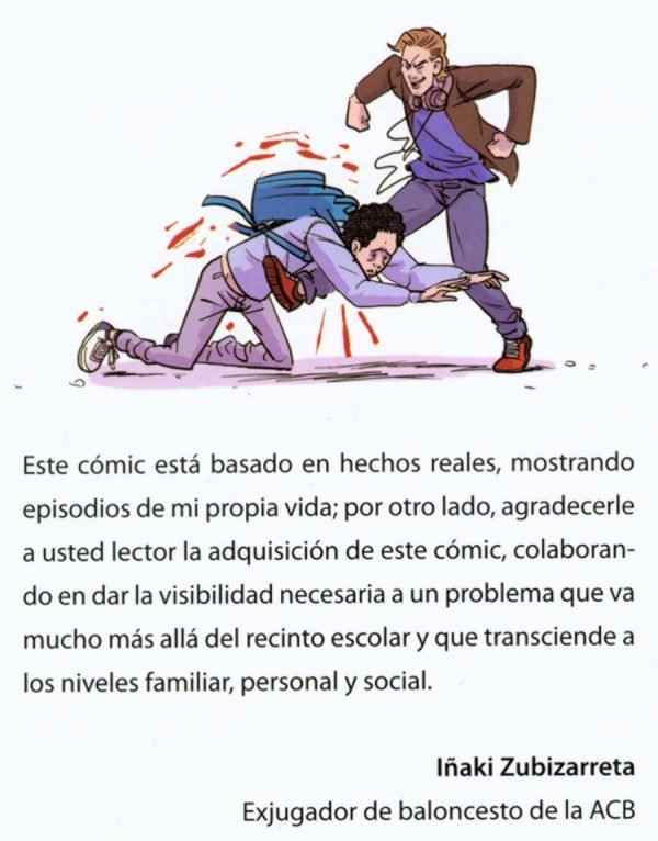 Subnormal. Una historia de acoso escolar contraportada