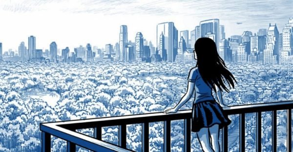 Vistas de la ciudad desde el balcón