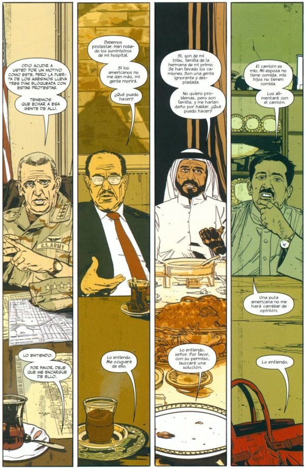 El Sheriff de Babilonia. Reunión política