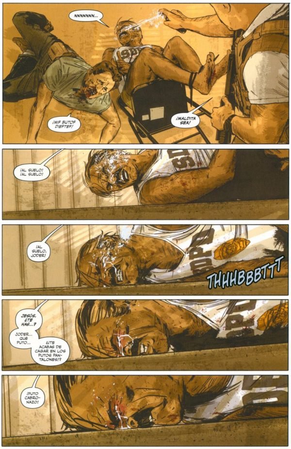 El Sheriff de Babilonia Spray a los ojos