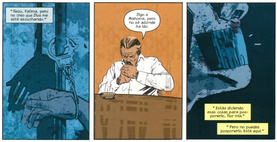 Engrilletado a una barra de hierro