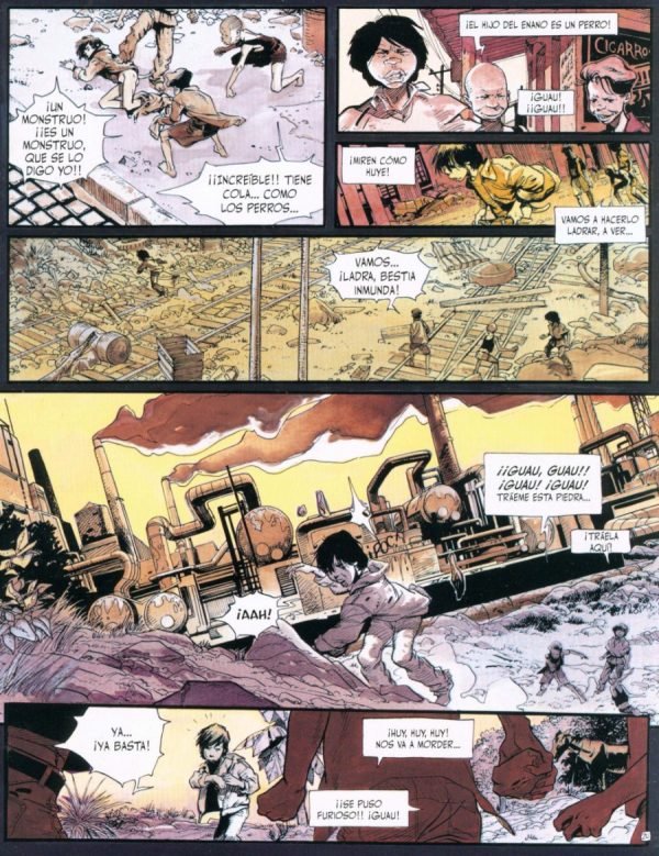 Niño con cola. El hijo del enano