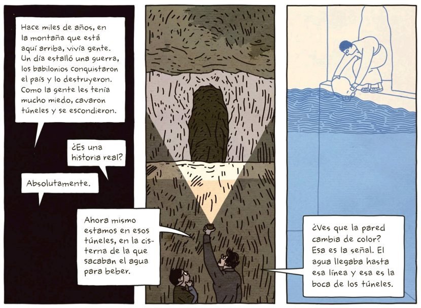 Bajo la cisterna de agua Bajo la cisterna de agua