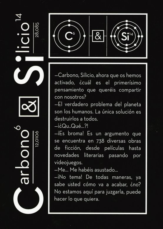 Carbono & Silicio Contraportada