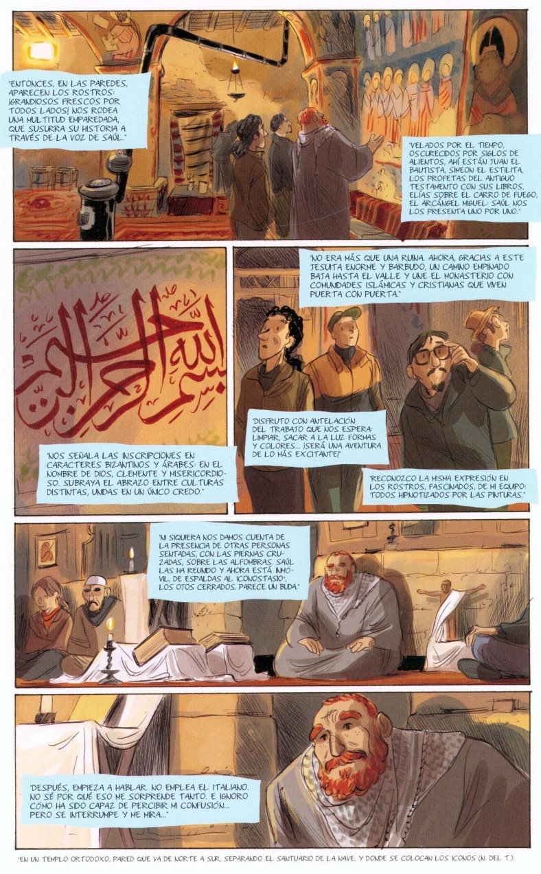 Frescos en las paredes