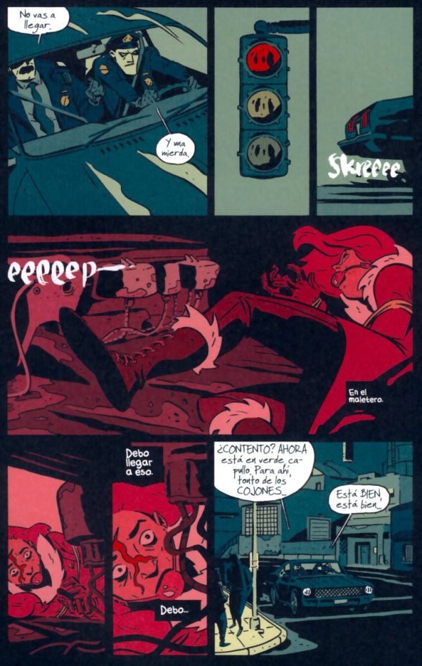 Noviembre Secuestrada en el maletero del vehículo