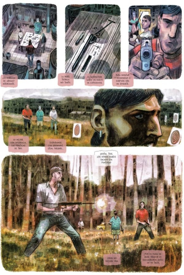 Patria Etarras disparando a las dianas