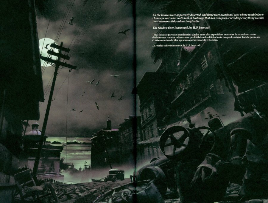 La sombra sobre Innsmouth casas abandonadas