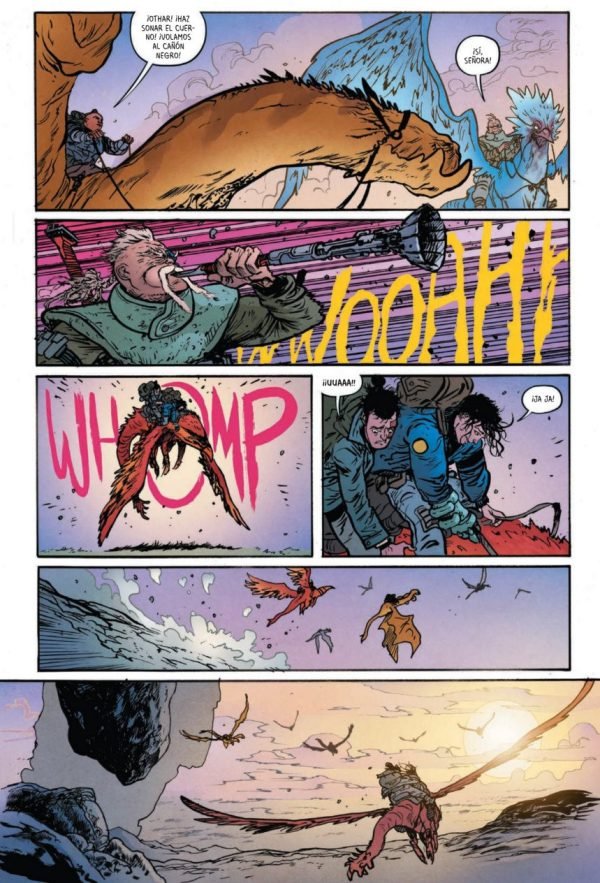 Volando sobre bestias aladas