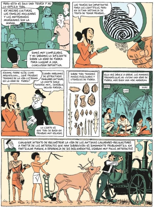 Pruebas de la vida cotidiana en la edad de piedra