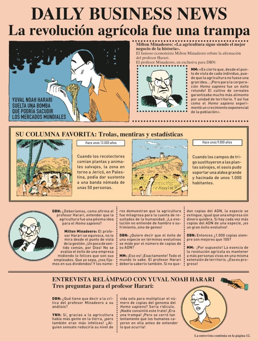 Sapiens una historia gráfica La evolución agrícola