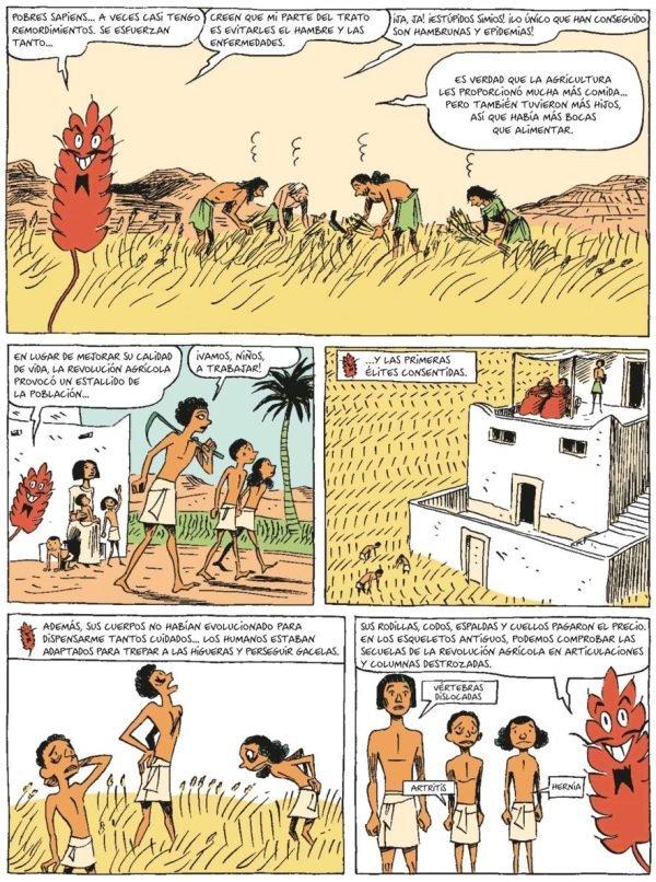 Sapiens una historia gráfica Trabajando la tierra