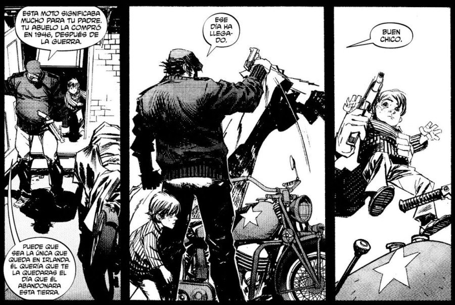 Una moto de 1946 Una moto de 1946