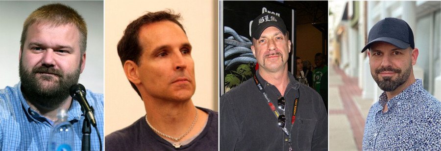 Sin título 1 De izquierda a derecha Robert Kirkman, Todd McFarlane, Greg Capullo, y Ryan Ottley